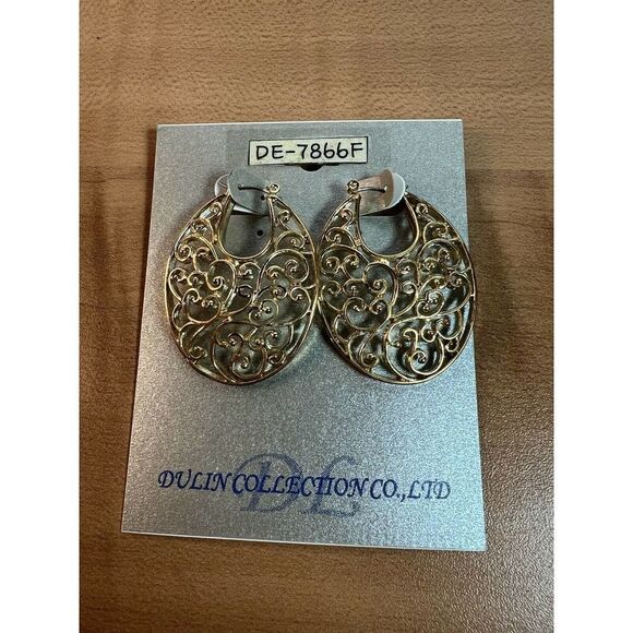 Dulin Collection Co Earrings New• Gold Color - Picture 1 of 4